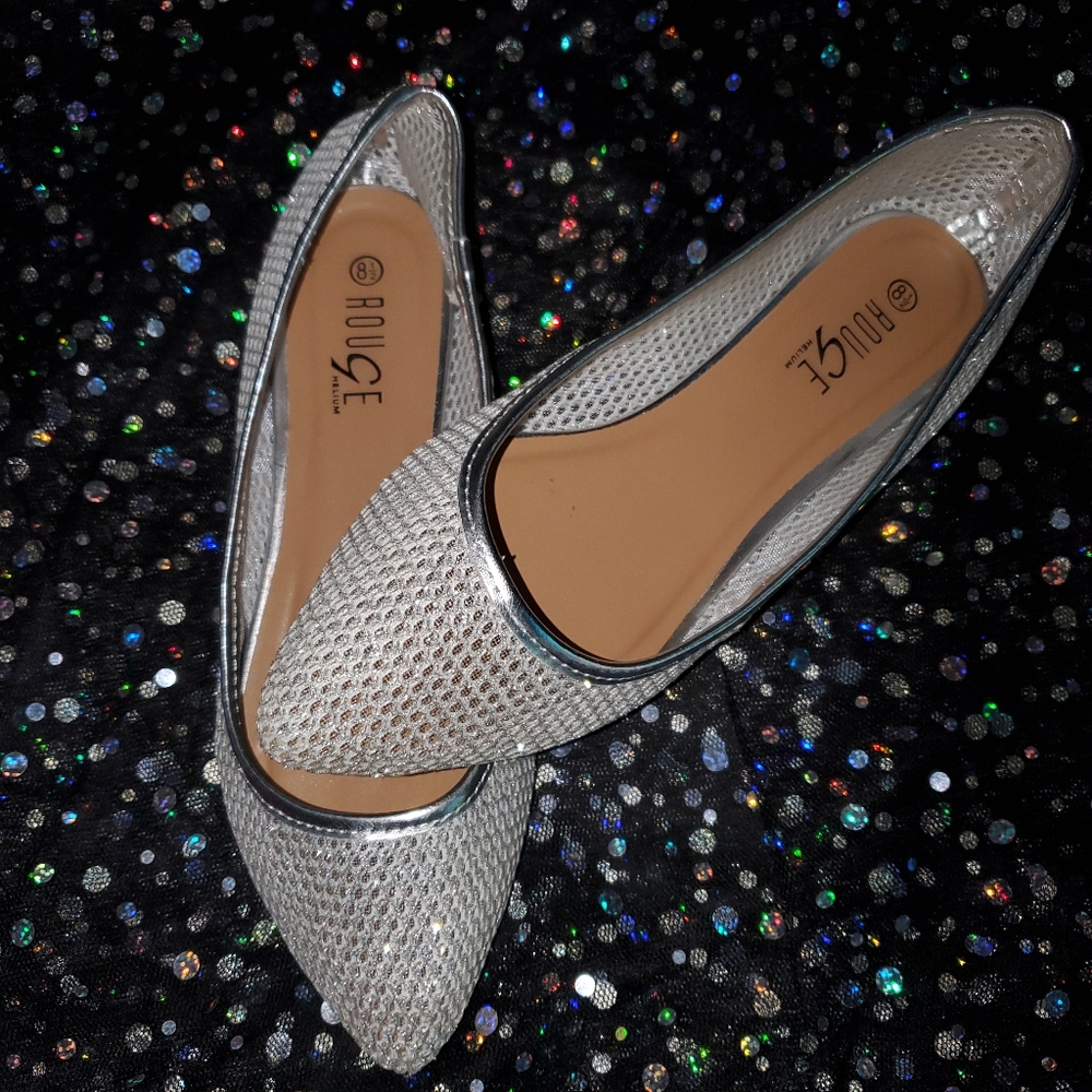 Pretty Silver Shoes